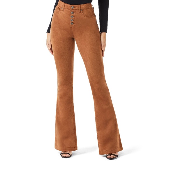 sofia by sofia vergara Denim - Sofia Vergara jeans faux suede Melisa high rise